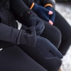 image:imageMerino Wool Glove Liner  Warm Base Layer  Ski Liner Glove  3 Season Wear  Multiple Colors and SizesBlack