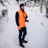 image:imageMerino Wool Glove Liner  Warm Base Layer  Ski Liner Glove  3 Season Wear  Multiple Colors and SizesBlaze Orange