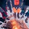 image:imageMerino Wool Glove Liner  Warm Base Layer  Ski Liner Glove  3 Season Wear  Multiple Colors and SizesNavy