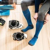 image:imageMerino Wool Ski and Snowboard SocksAzure Blue