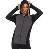 image:imageMidweight Womens Full Zip Hoodie  No Itch Renewable FabricCharcoal GrayBlack