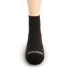 image:imageUSA Made  Ankle Socks  Trail Running Socks  Merino Wool  Mountain HeritageS53 Lightweight Black