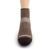 image:imageUSA Made  Ankle Socks  Trail Running Socks  Merino Wool  Mountain HeritageS53 Lightweight Coffee