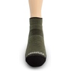 image:imageUSA Made  Ankle Socks  Trail Running Socks  Merino Wool  Mountain HeritageS53 Lightweight Olive Drab
