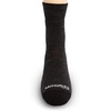 image:imageUSA Made  Lightweight Crew Socks  Hiking Socks  Merino Wool  Mountain HeritageS55 Lightweight Black