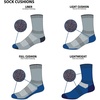 image:imageUSA Made  Lightweight Crew Socks  Hiking Socks  Merino Wool  Mountain HeritageS55 Lightweight Patriot