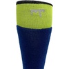image:imageUSA Made  Lightweight Ski and Snowboard Socks  Over the Calf Socks  Merino Wool  Mountain HeritageS59 Lightweight Blue High Vis