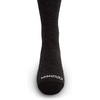 image:imageUSA Made  Micro Cushion Ski and Snowboard Socks  Over the Calf Socks  Merino Wool  Mountain HeritageS56 Lightweight Black