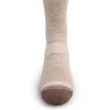image:imageUSA Made  Micro Cushion Ski and Snowboard Socks  Over the Calf Socks  Merino Wool  Mountain HeritageS56 Lightweight Oatmeal