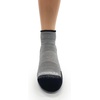 image:imageUSA Made  Microweight Cushion Ankle Socks  Trail Running Socks  Merino Wool  Mountain HeritageS33 Micro  Cushion Ash Gray