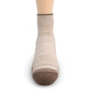 image:imageUSA Made  Microweight Cushion Ankle Socks  Trail Running Socks  Merino Wool  Mountain HeritageS33 Micro  Cushion Oatmeal