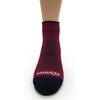 image:imageUSA Made  Microweight Cushion Ankle Socks  Trail Running Socks  Merino Wool  Mountain HeritageS33 Micro  Cushion True Red