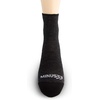 image:imageUSA Made  Mini Crew Socks  Hiking Socks  Merino Wool  Mountain HeritageS14 Micro Weight Black