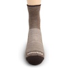 image:imageUSA Made  Mini Crew Socks  Hiking Socks  Merino Wool  Mountain HeritageS14 Micro Weight Coffee