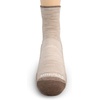 image:imageUSA Made  Mini Crew Socks  Hiking Socks  Merino Wool  Mountain HeritageS34 Micro  Cushion Oatmeal