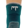 image:imageUSA Made  Mini Crew Socks  Hiking Socks  Merino Wool  Mountain HeritageS34 Micro  Cushion Teal Green