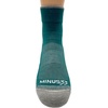 image:imageUSA Made  Mini Crew Socks  Hiking Socks  Merino Wool  Mountain HeritageS34 Micro  Cushion Teal Green