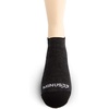 image:imageUSA Made  No Show Socks  Running Socks  Merino Wool  Mountain HeritageS11 Micro Weight Black