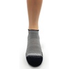 image:imageUSA Made  No Show Socks  Running Socks  Merino Wool  Mountain HeritageS31 Micro  Cushion Ash Gray