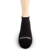 image:imageUSA Made  No Show Socks  Running Socks  Merino Wool  Mountain HeritageS31 Micro  Cushion Black