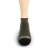 image:imageUSA Made  No Show Socks  Running Socks  Merino Wool  Mountain HeritageS31 Micro  Cushion Olive Drab