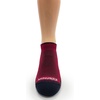 image:imageUSA Made  No Show Socks  Running Socks  Merino Wool  Mountain HeritageS31 Micro  Cushion True Red