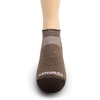 image:imageUSA Made  No Show Socks  Running Socks  Merino Wool  Mountain HeritageS51 Lightweight Coffee