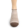 image:imageUSA Made  No Show Socks  Running Socks  Merino Wool  Mountain HeritageS51 Lightweight Oatmeal