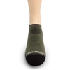 image:imageUSA Made  No Show Socks  Running Socks  Merino Wool  Mountain HeritageS51 Lightweight Olive Drab