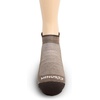 image:imageUSA Made  No Show Tab Socks  Running Socks  Merino Wool  Mountain HeritageS12 Micro Weight Coffee
