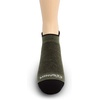 image:imageUSA Made  No Show Tab Socks  Running Socks  Merino Wool  Mountain HeritageS12 Micro Weight Olive Drab