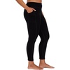 image:imageWomens 100 Merino Wool Heavyweight Base Layer Leggings for Cold WeatherBlack