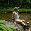 image:imageWomens 84 Merino Wool Micro Racerback Tank TopSlate Blue
