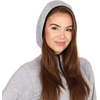 image:imageWomens Micro Weight 14 Zip Sun Hoodie 84 Merino WoolAsh Gray