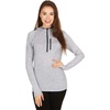 image:imageWomens Micro Weight 14 Zip Sun Hoodie 84 Merino WoolAsh Gray