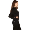 image:imageWomens Micro Weight 14 Zip Sun Hoodie 84 Merino WoolBlack