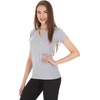 image:imageWomens Micro Weight VNeck  84 Merino Wool ShirtAsh Gray