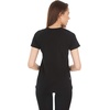 image:imageWomens Micro Weight VNeck  84 Merino Wool ShirtBlack