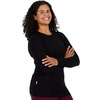 image:imageWomens Microweight Merino Wool Long Sleeve Crew Neck  Base Layer ShirtBlack