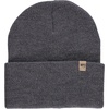image:image100 Merino Wool  Midweight Everyday Knit Cuff Beanie  Warm Winter HatCharcoal Gray
