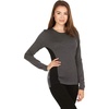 235 Midweight Charcoal Gray Black