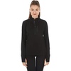image:image100 Merino Wool Womens Expedition Weight Quarter Zip  Moisture Wicking SweaterBlack