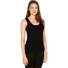 image:image100 Merino Wool Womens Lightweight Tank Top  Moisture Wicking Soft and Breathable Under ShirtBlack