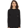 image:imageLong Sleeve Womens Henley  100 Merino Wool  3 Button Front Closure  Base LayerBlack