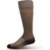 image:imageUSA Made  Micro Cushion Ski and Snowboard Socks  Over the Calf Socks  Merino Wool  Mountain HeritageS39 Micro  Cushion Coffee