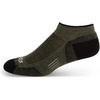 image:imageUSA Made  No Show Socks  Running Socks  Merino Wool  Mountain HeritageS31 Micro  Cushion Olive Drab