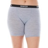 image:imageWomens Boxer Briefs  5 Inch Inseam  84 Merino Wool  Athletic AntiChafe Underwear  Moisture Wicking Under ShortsAsh Gray