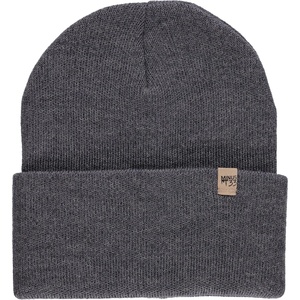 image:image100 Merino Wool  Midweight Everyday Knit Cuff Beanie  Warm Winter HatCharcoal Gray