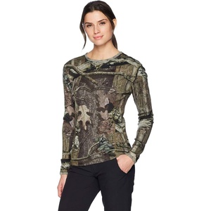 image:image100 Merino Wool  Womens Midweight Base Layer  Long Sleeve Crew235 Midweight Mossy Oak
