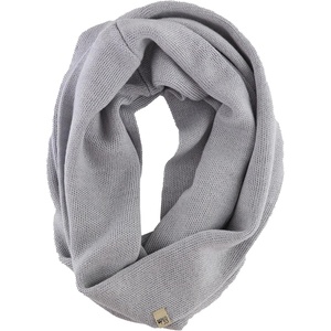 image:image100 Merino Wool Everyday Knit Infinity Scarf  Winter Loop Scarf  Midweight Scarves for Women and MenAsh Gray